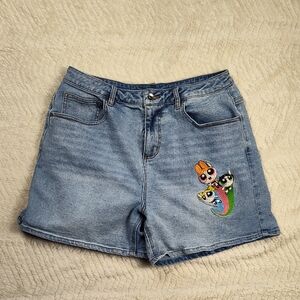 Cartoon Network The Powerpuff Girls Women Junior Short Size 11